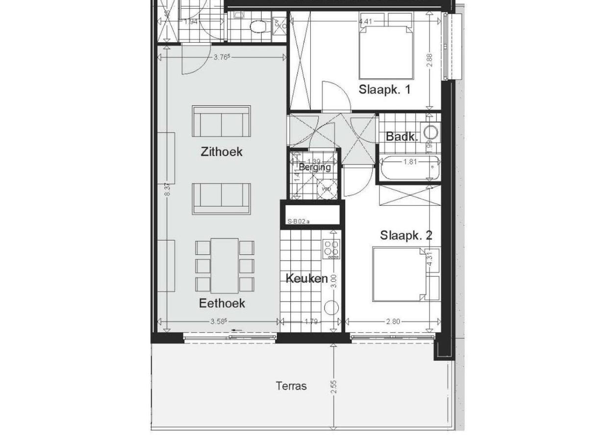 האסלט Shs Homes-Luxe Highrise, 2 Bedrooms, Kitchen, Free Parking, Stunning View, Large Tarrasse, Workspace מראה חיצוני תמונה